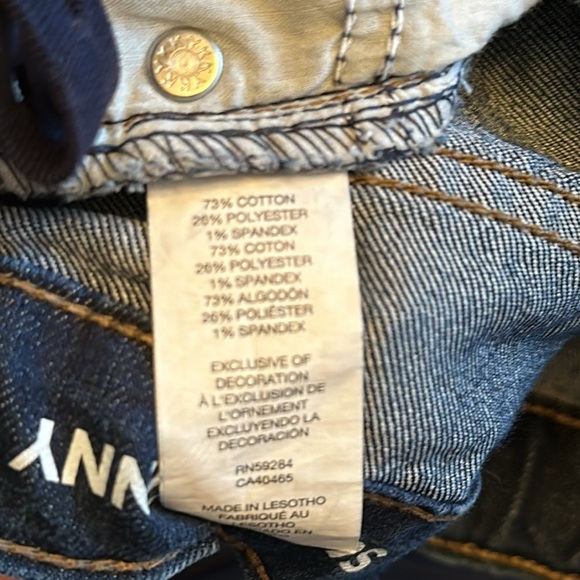 CHILDRENS PLACE Super Skinny Dark Wash Denim Girls Jeans Size 7 - Picture 3 of 6